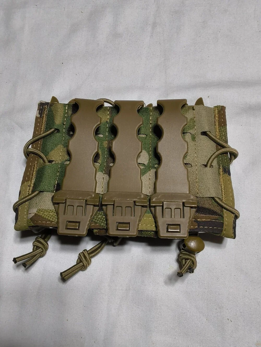 Tactical Triple Magazine Placard/Pouch New - Picture 3 of 7